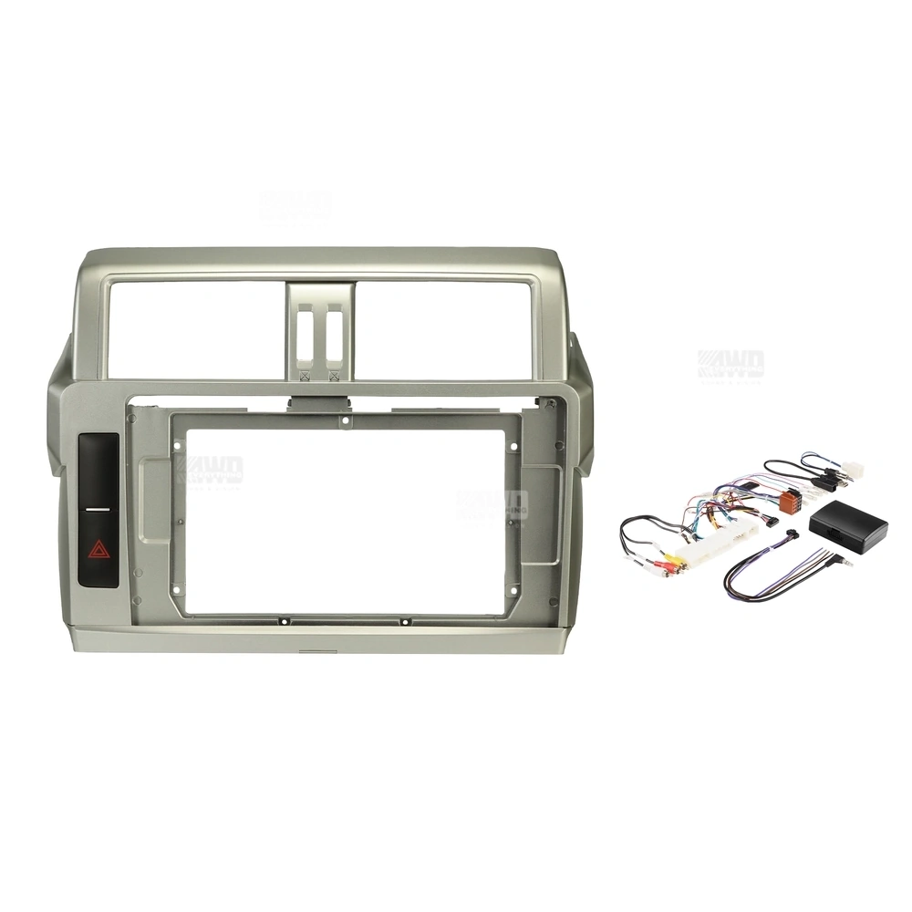 Alpine INE-AX809-10 + Aerpro AKTO47 Bundle 10-Inch Trapezoid Head Unit with install kit to suit toyota prado gxl 2013-2017