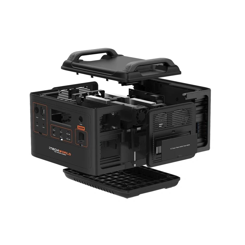 iTechworld ITW-BTPS2000 Portable Lithium Power Station with Bluetooth 2400W 170Ah
