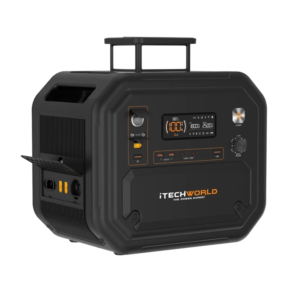iTechworld PS2800 PRO Portable Lithium Power Station With Bluetooth 2800W 180AH