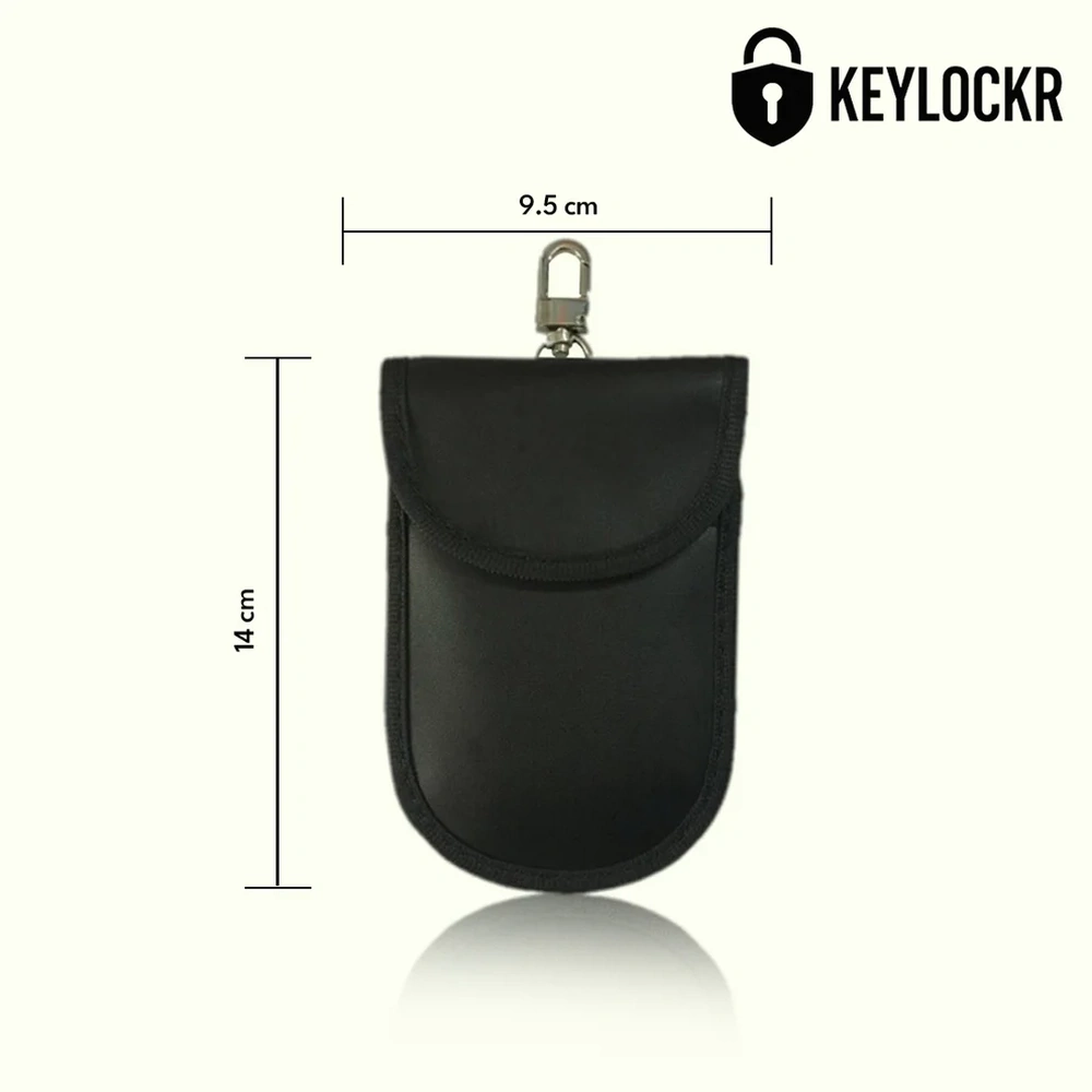 Key Locker – RFID Signal Blocker (Black Leather Case)