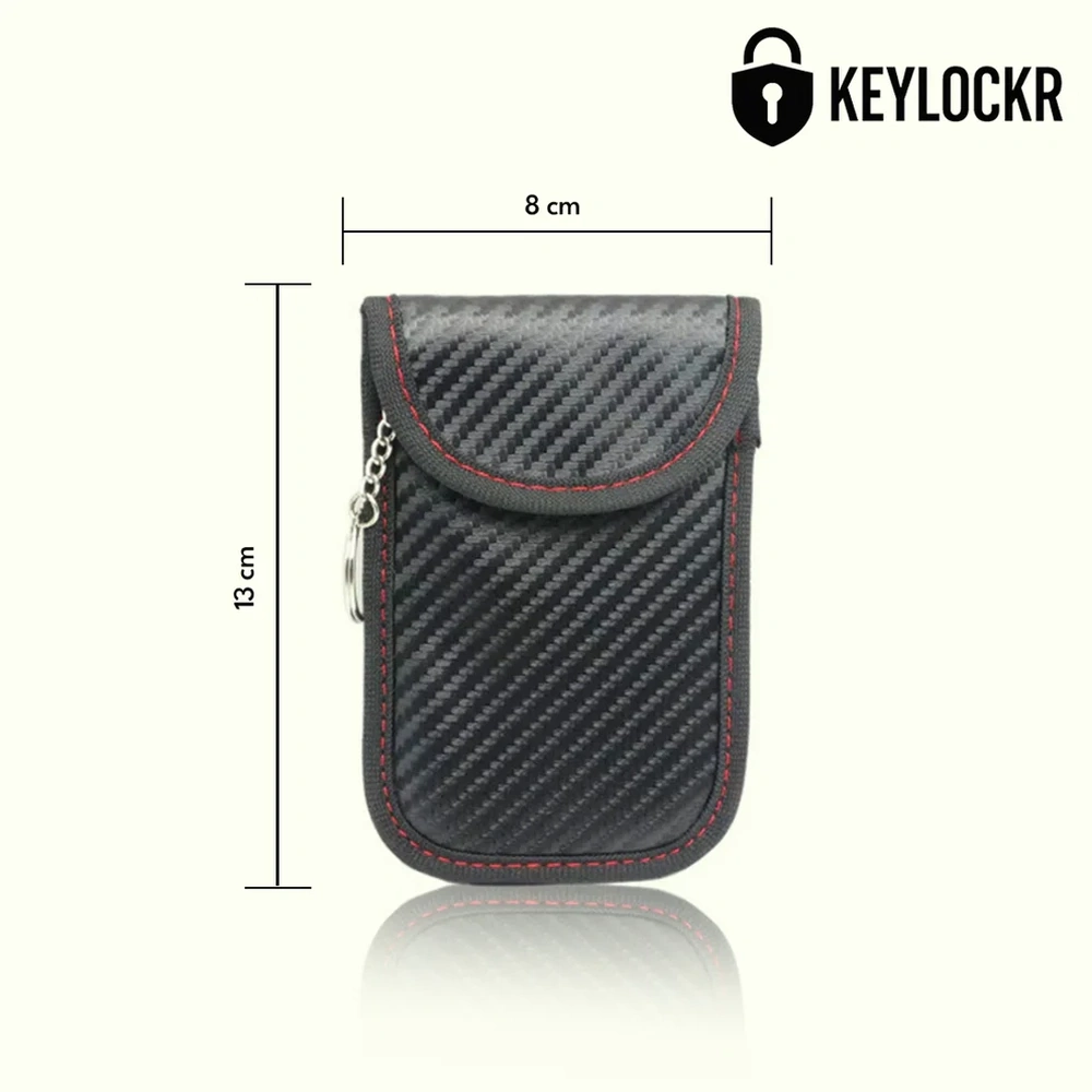 Key Locker – RFID Signal Blocker (Red Carbon Case)