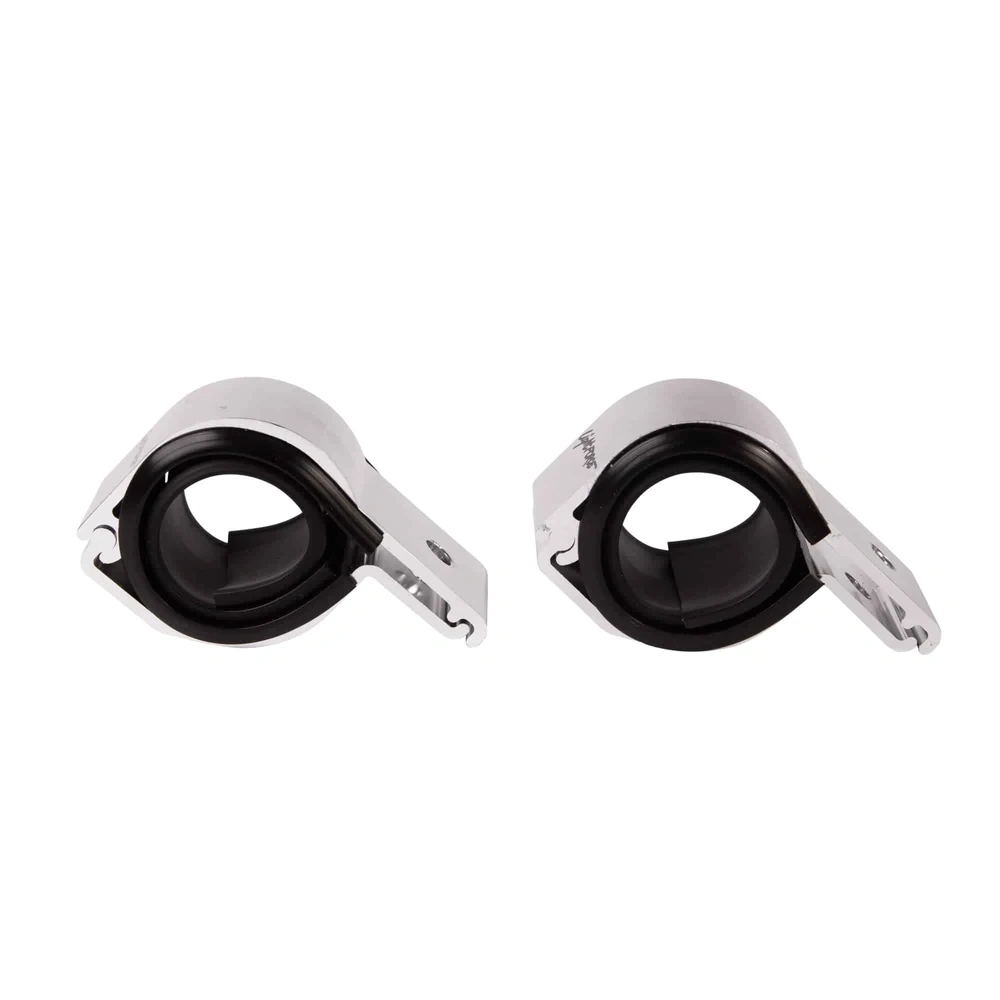 LightForce LFBC65CP Pair of Bar Clamps (Polished) to suit 56mm and 65mm Diameter Bars