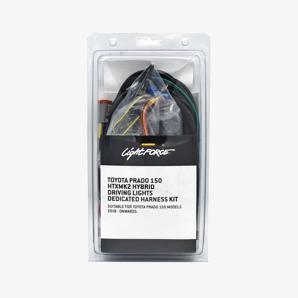 LightForce LFDLHPRADGEN Toyota Prado Driving Light Wiring Harness - Genesis / Venom LED to Suit Prado