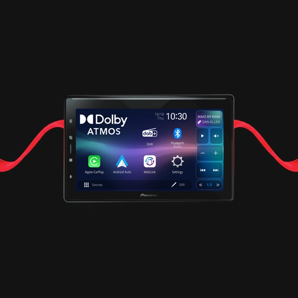 Pioneer SPH-EVO109DAB 10.1-Inch Wireless Apple CarPlay Android Auto DAB+ Head Unit with Dolby Atmos