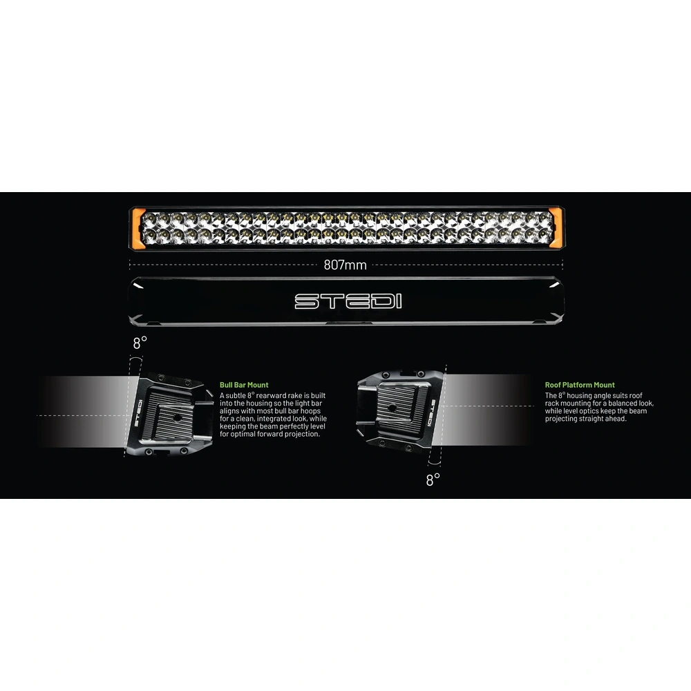 STEDI ST-02-SRT-260 Sport Plus Double Row 32 inch 60 LED Light Bar