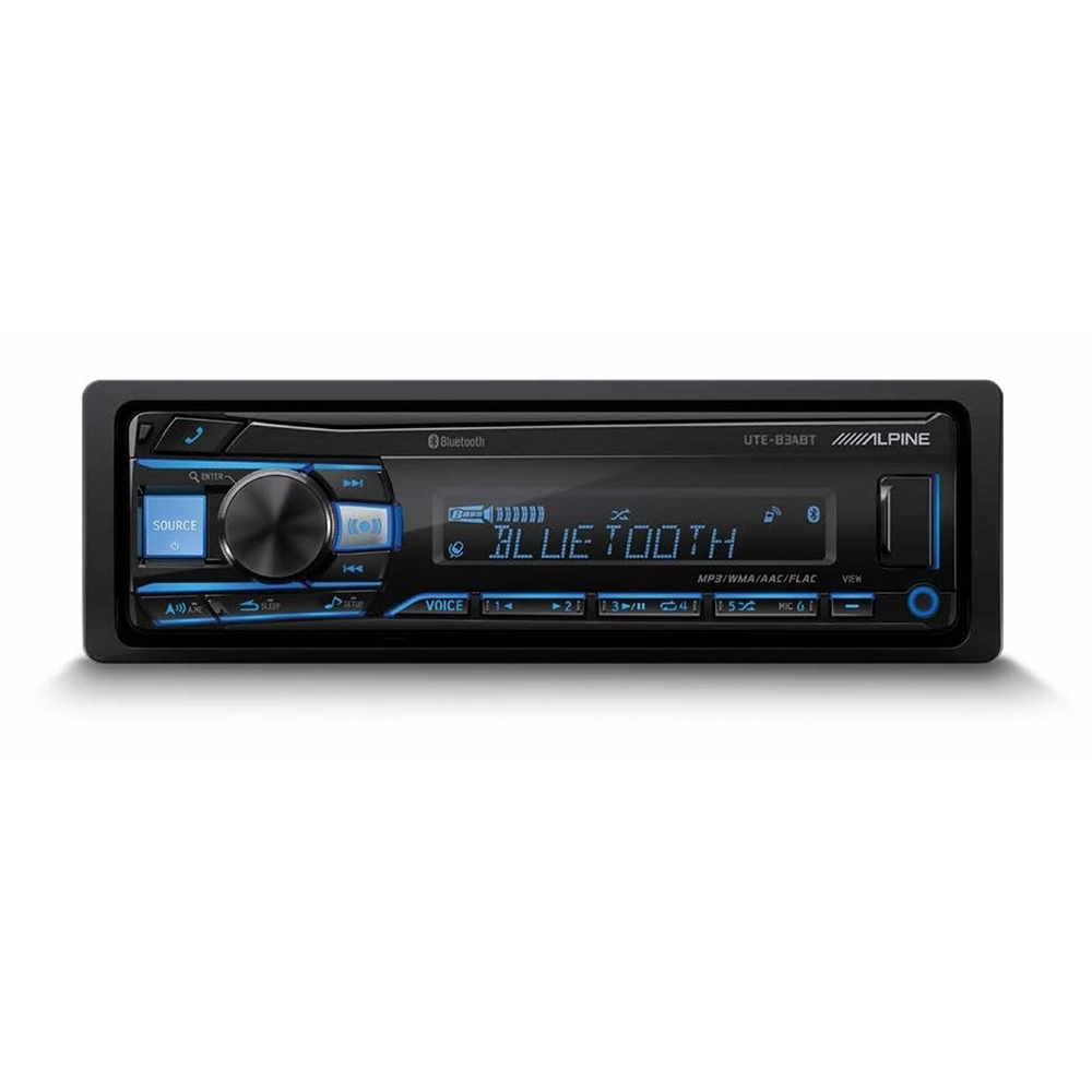 Alpine UTE-63ABT Single-DIN Premium Bluetooth® Digital Media Receiver