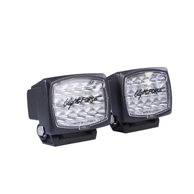 LightForce DLSTRIKERLEDPKUS Striker Professional Edition LED Driving Light - Dual Pack - Dual Pack - US ONLY