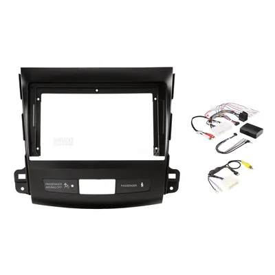 Pioneer DMH-AP6650BT + Aerpro AKMB12 Bundle 9 Inch Trapezoid Head Unit with install kit to suit mitsubishi / peugeot 2007-2012