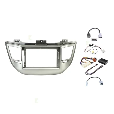 Pioneer DMH-AP6850BT + Aerpro AKHY18 Bundle 9 Inch Trapezoid Head Unit with install kit to suit hyundai tucson 2015-2016
