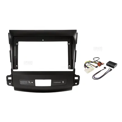 Pioneer DMH-AP6850BT + Aerpro AKMB11 Bundle 9 Inch Trapezoid Head Unit with install kit to suit mitsubishi peugeot 2010-2012