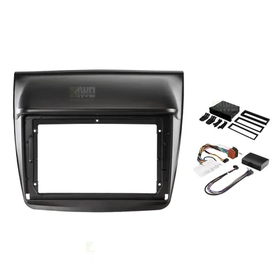 Pioneer DMH-AP6850BT + Aerpro AKMB3 Bundle 9 Inch Trapezoid Head Unit with install kit to suit mitsubishi triton & challenger 2012-2014