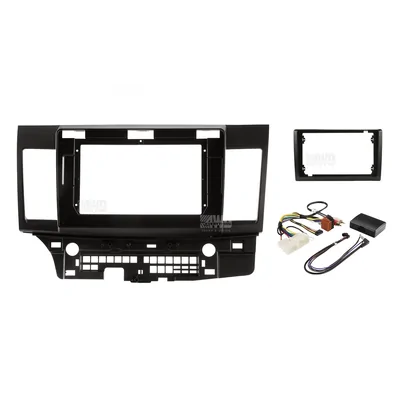 Pioneer DMH-AP6850BT + Aerpro AKMB5 Bundle 9 Inch Trapezoid Head Unit with install kit to suit mitsubishi lancer 2010-2017