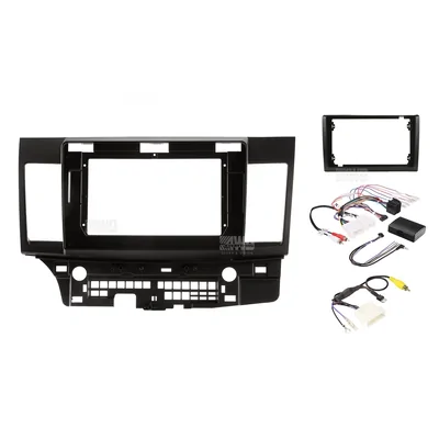 Pioneer DMH-AP6850BT + Aerpro AKMB6 Bundle 9 Inch Trapezoid Head Unit with install kit to suit mitsubishi lancer 2007-2013