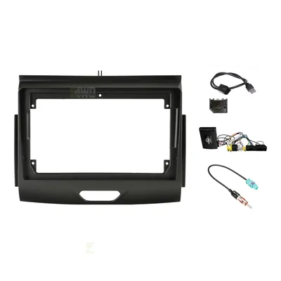 Pioneer DMH-AP6850BT + Aerpro AKTFO6 Bundle 9 Inch Trapezoid Head Unit with install kit to suit ford ranger & everest 2015-2021