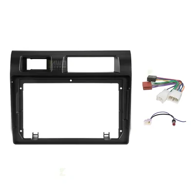 Pioneer DMH-AP6850BT + Aerpro AKTO29 Bundle 9 Inch Trapezoid Head Unit with install kit to suit toyota landcruiser 70 series 2010-2023