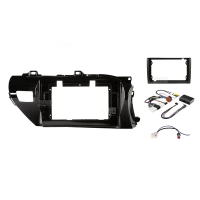 Pioneer DMH-AP6850BT + Aerpro AKTO3 Bundle 9 Inch Trapezoid Head Unit with install kit to suit toyota hilux 2020-