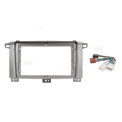 Pioneer DMH-AP6850BT + Aerpro AKTO40 Bundle 9 Inch Trapezoid Head Unit with install kit to suit toyota landcruiser 100 2003-2007