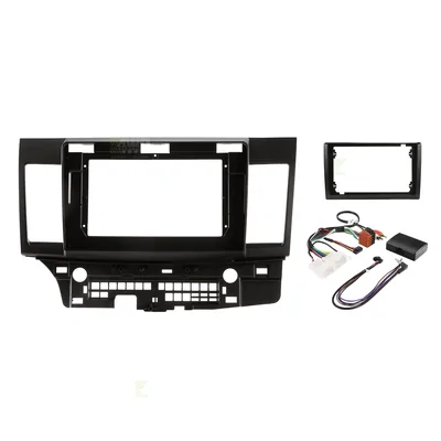 Pioneer DMH-AP8850BT + Aerpro AKMB4 Bundle 10 Inch Trapezoid Head Unit with install kit to suit mitsubishi lancer 2007-2010