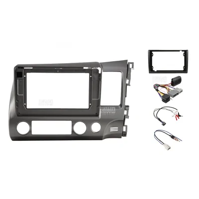 Pioneer DMH-AP8850BT + Aerpro AKTHO9 Bundle 10 Inch Trapezoid Head Unit with install kit to suit honda civic 2006-2011 with swc