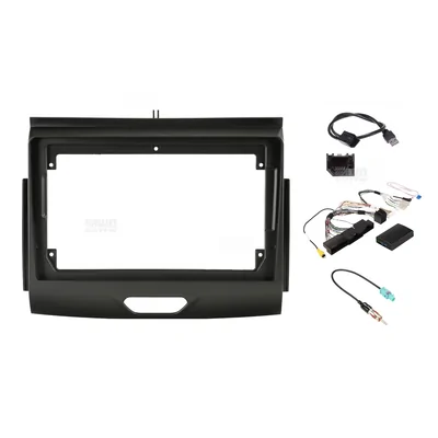 Kenwood DMX6009AXS + Aerpro AKCFO6 Bundle 9 Inch Trapezoid Head Unit with install kit to suit ford ranger 2015-2021 & everest 2015-2022 w/factory 8 In