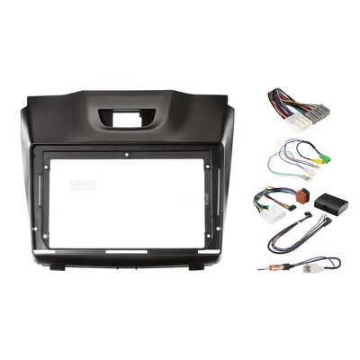 Kenwood DMX6009AXS + Aerpro AKIZ1B Bundle 9 Inch Trapezoid Head Unit with install kit to suit holden isuzu 2012-2020
