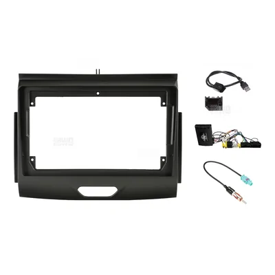 Kenwood DMX6009AXS + Aerpro AKTFO6 Bundle 9 Inch Trapezoid Head Unit with install kit to suit ford ranger & everest 2015-2021