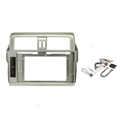 Alpine INE-AX809-10-H + Aerpro AKTO36 Bundle 10-Inch Trapezoid Head Unit with install kit to suit toyota prado 2014-2017