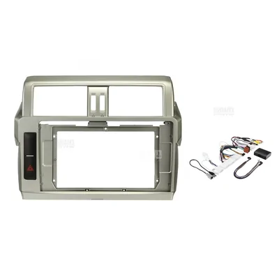 Alpine INE-AX809-10 + Aerpro AKTO36 Bundle 10-Inch Trapezoid Head Unit with install kit to suit toyota prado 2014-2017