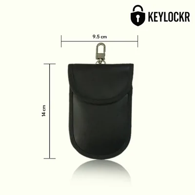 Key Locker – RFID Signal Blocker (Black Leather Case)