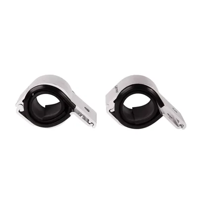 LightForce LFBC65CP Pair of Bar Clamps (Polished) to suit 56mm and 65mm Diameter Bars