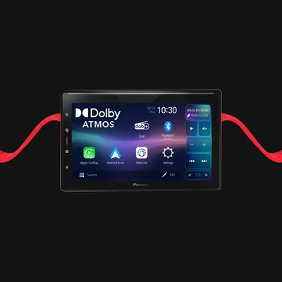 Pioneer SPH-EVO109DAB 10.1-Inch Wireless Apple CarPlay Android Auto DAB+ Head Unit with Dolby Atmos