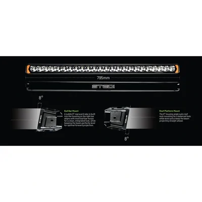 STEDI ST-02-SRT-124 Sport Plus Single Row 31.5 inch 24 LED Light Bar