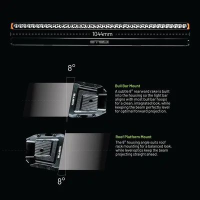 STEDI ST-02-SRT-132 Sport Plus Single Row 41.5 inch 32 LED Light Bar
