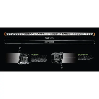 STEDI ST-02-SRT-140 Sport Plus Single Row 51.5 inch 40 LED Light Bar