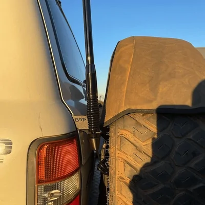 GMF4x4 TG-123P (123P-TG) Landcruiser LC80 Aerial UHF Antenna Tailgate Bracket Passenger Side