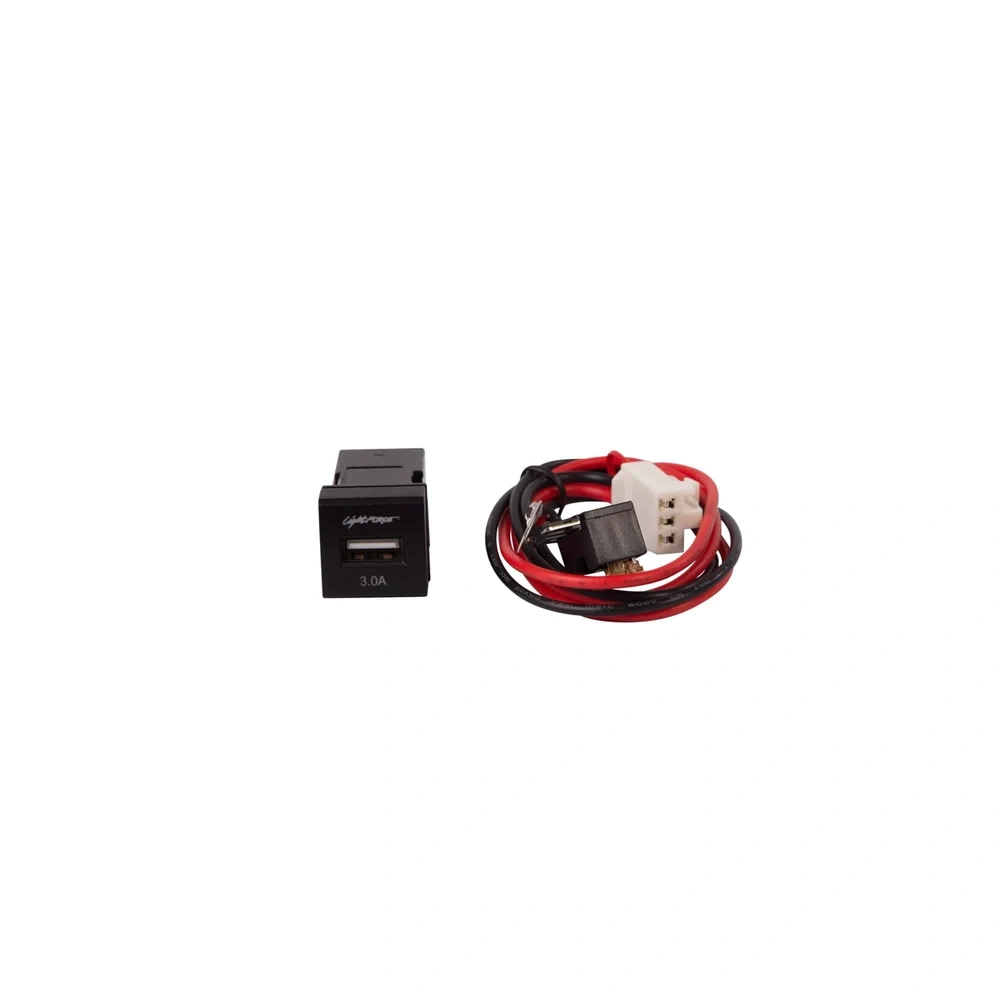 LightForce CBUSBTY4 USB 3.0 AMP Fast Charge to suit Toyota 300 Series, Prado 250, Prado 150 & more