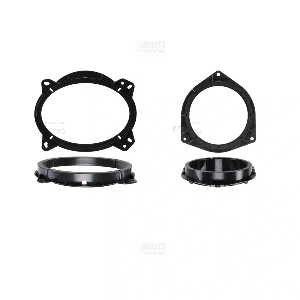 Mazda BT-50 TF Kicker 6x9-Inch Front and 6.5-Inch Rear Speaker Upgrade Bundle 2020-Onwards