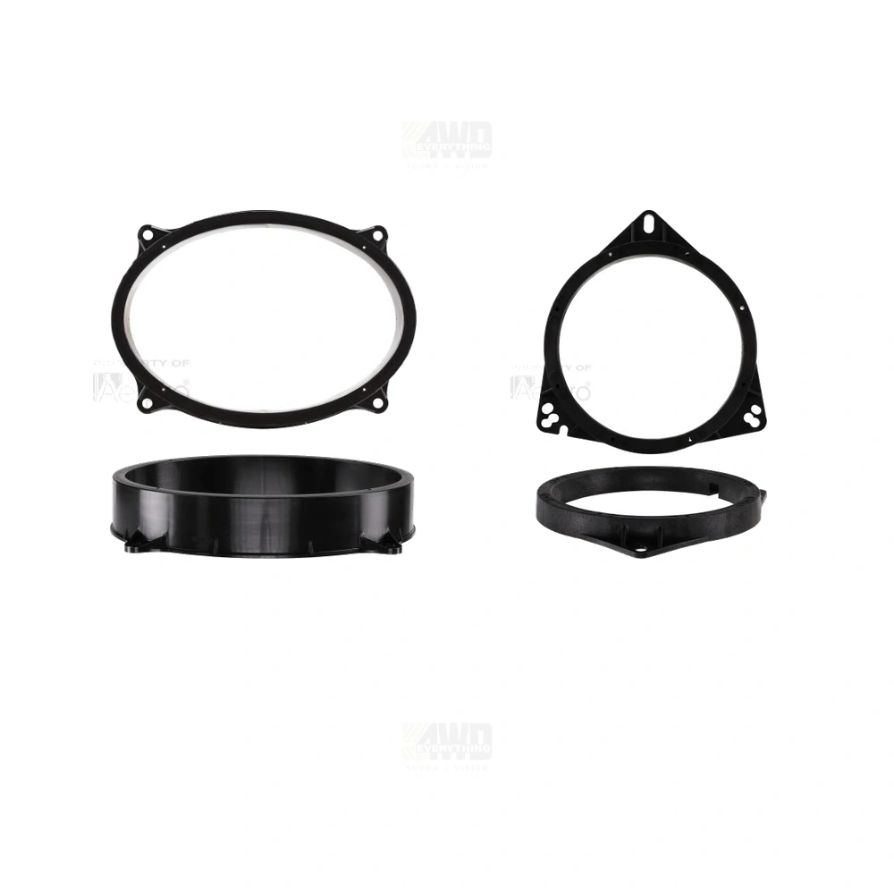 Nissan Navara D27 Alpine 6x9-Inch Front and 6.5-Inch Rear Speaker Upgrade Bundle 2025-Onwards