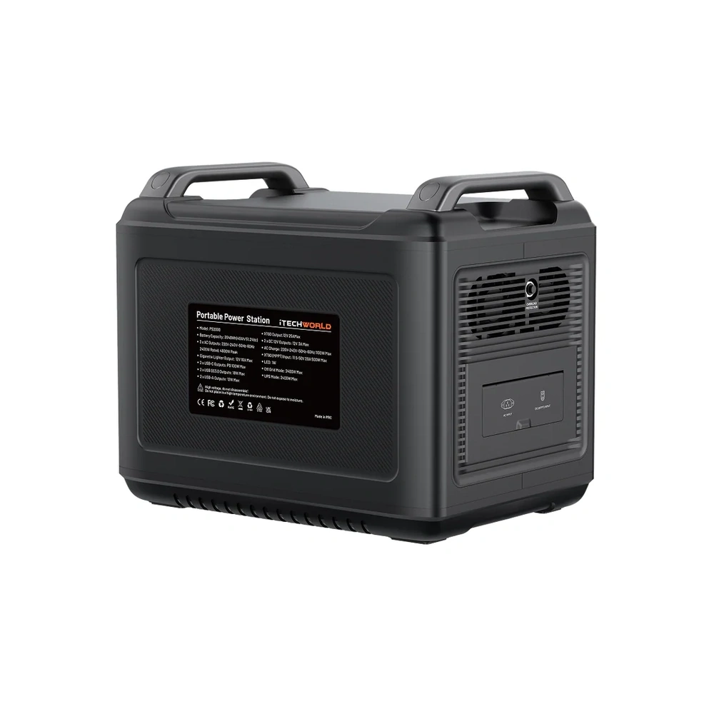 iTechworld ITW-BTPS2000 Portable Lithium Power Station with Bluetooth 2400W 170Ah