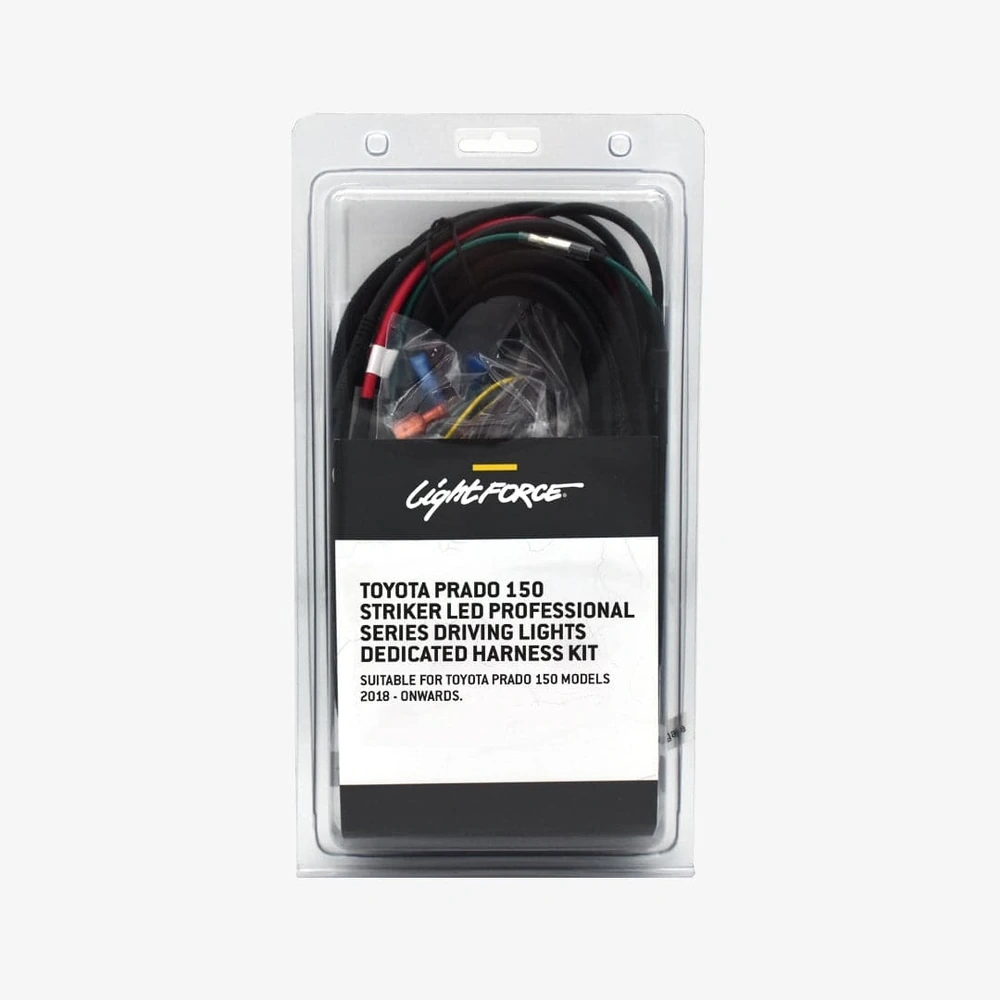 LightForce LFDLHPRADGEN Toyota Prado Driving Light Wiring Harness - Genesis / Venom LED to Suit Prado