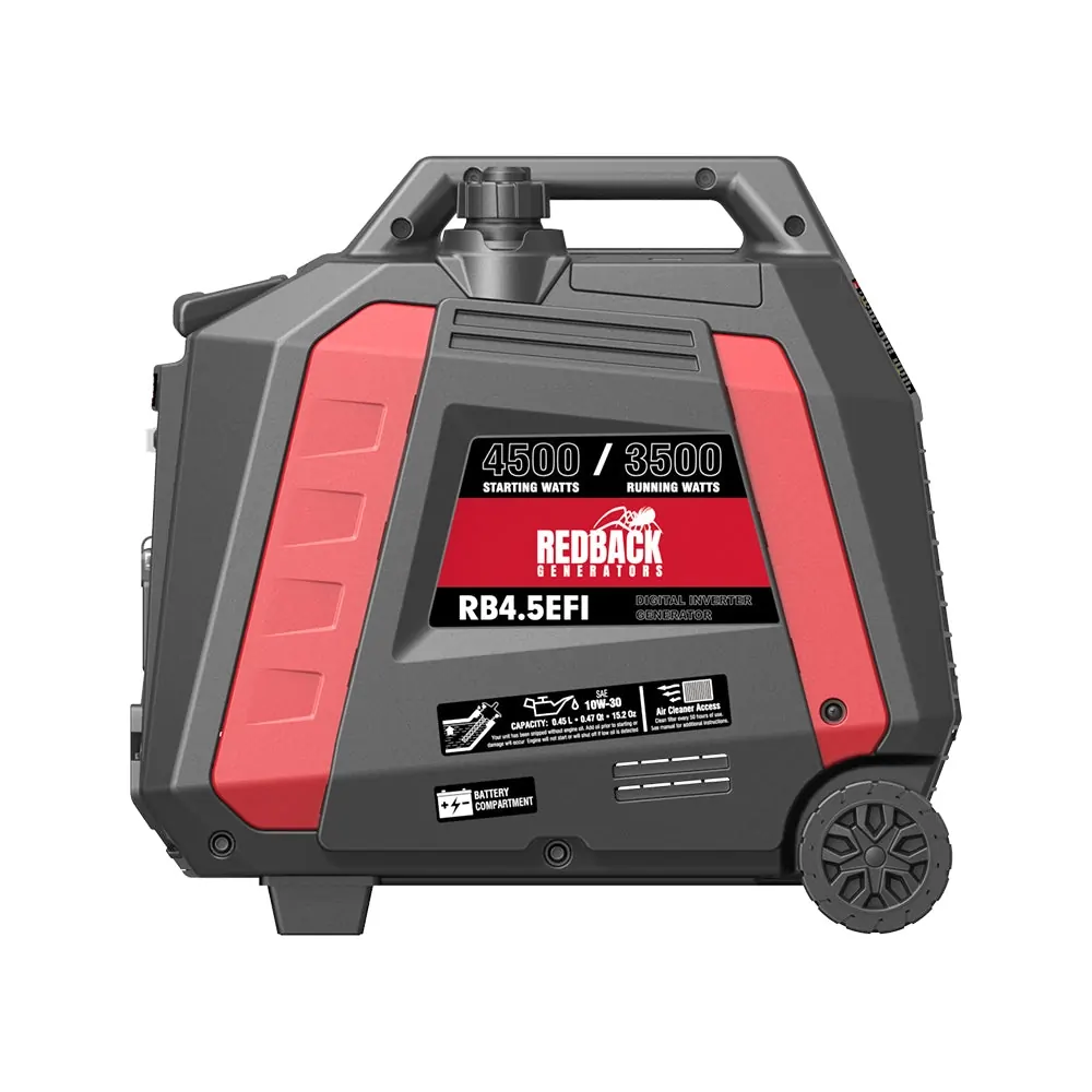 iTechworld Redback RB4.5 Portable Inverter Generator 4500W 4.5KVA with Generator Mat and Generator Cover