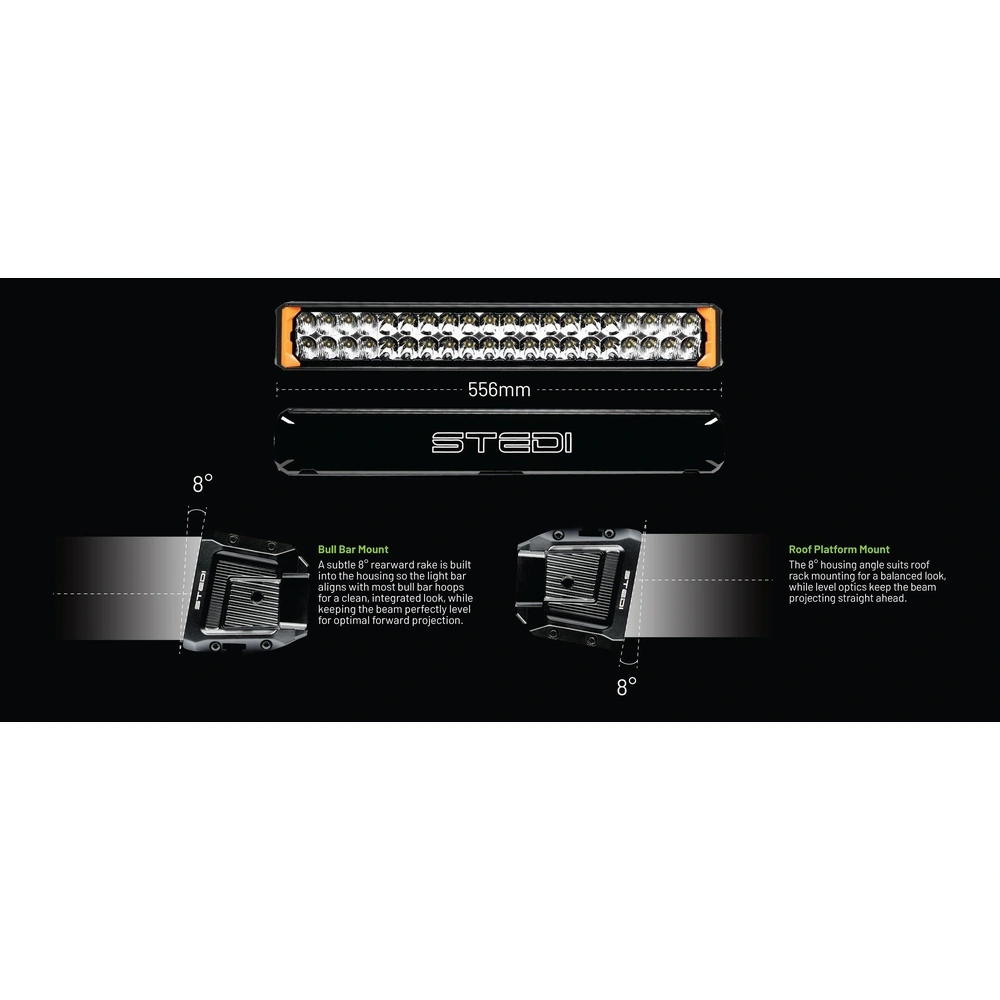 STEDI ST-02-SRT-240 Sport Plus Double Row 22 inch 40 LED Light Bar
