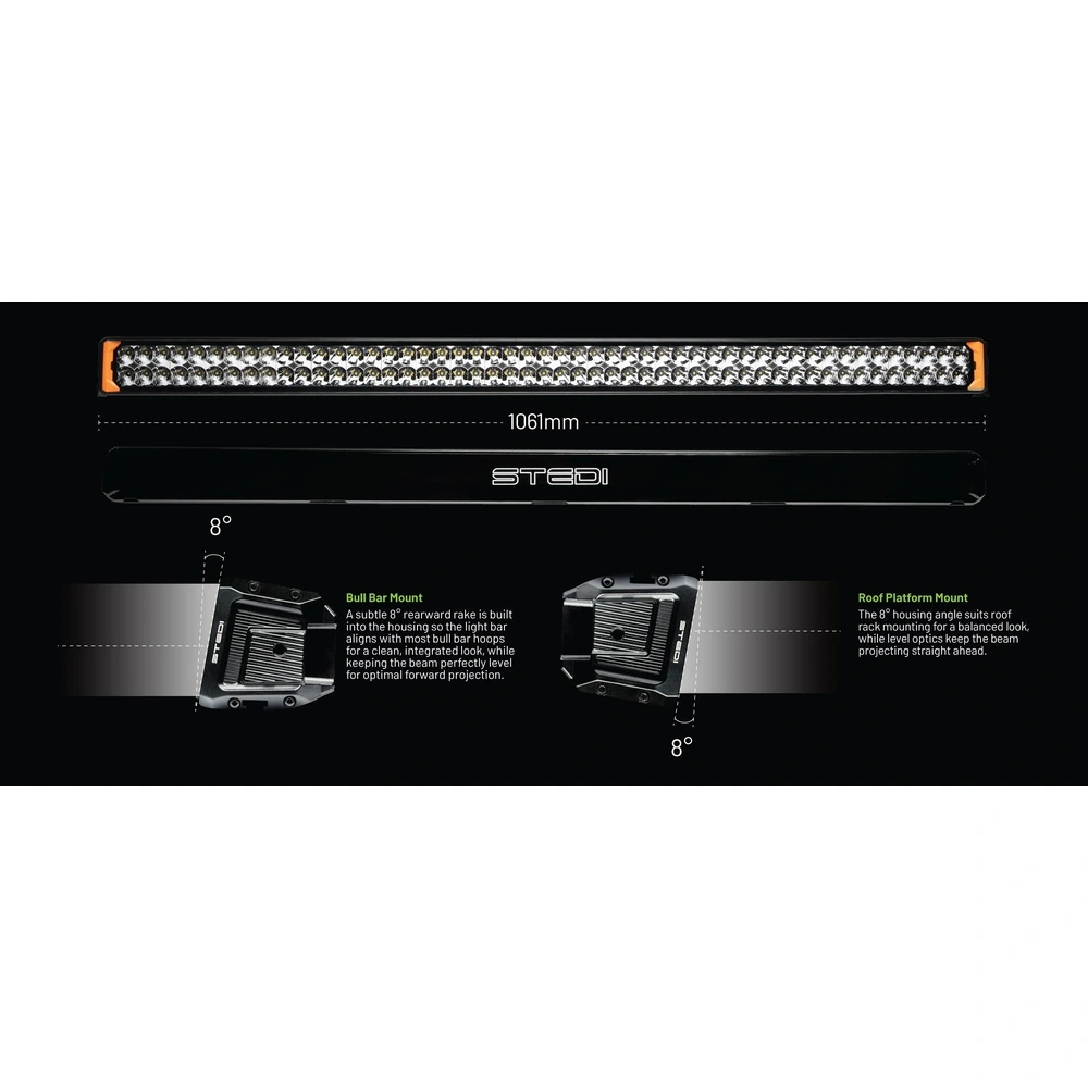 STEDI ST-02-SRT-280 Sport Plus Double Row 42 inch 80 LED Light Bar