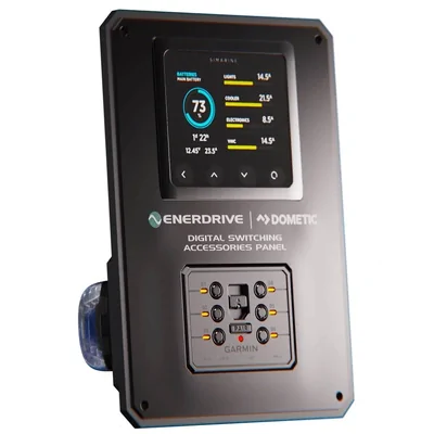 Enerdrive Garmin Digital Switching Panel W175 x H240mm (Simarine Monitor Cutout) DSAP-V1S