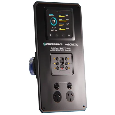 Enerdrive Garmin Digital Switching Panel W175 x H315mm with GPO (Simarine Cutout) DSAP-V3S