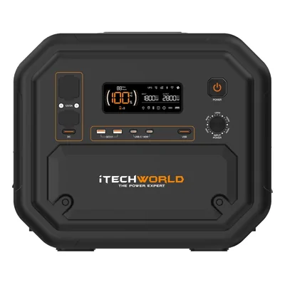 iTechworld PS2800 PRO Portable Lithium Power Station With Bluetooth 2800W 180AH