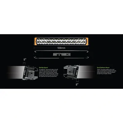 STEDI ST-02-SRT-240 Sport Plus Double Row 22 inch 40 LED Light Bar