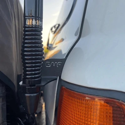 GMF4x4 TG-123P (123P-TG) Landcruiser LC80 Aerial UHF Antenna Tailgate Bracket Passenger Side