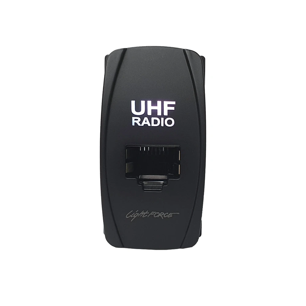 LightForce CBRJ45UB RJ45 Universal Carling Style UHF Passthrough Connector - Blue