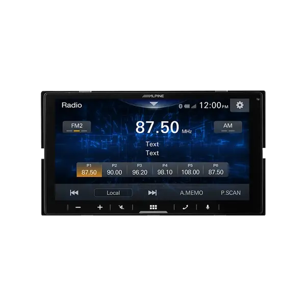 Alpine ILX-W770AM 7-Inch Wireless Apple CarPlay Android Auto iDatalink Head Unit